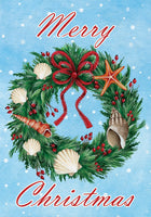 Seashell Wreath  5487  Decorative Flag
