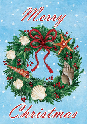 Seashell Wreath  5487  Decorative Flag