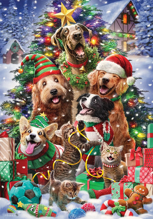 Cats and Dogs Tree  5490  Decorative Flag