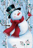 Top Hat Snowman  5491  Decorative Flag