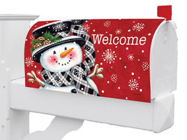 Black and Red Snowman 5494MM Mailbox Makeover