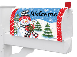 Checkered Snowman 5495MM Mailbox Makeover