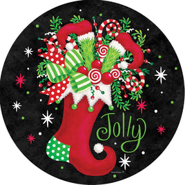 Custom Décor Jolly Stocking 5510SC Suncatcher sold by If It's Flags