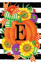 Monogram EPumpkin Splendor  5518  Decorative Flag