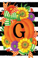Monogram GPumpkin Splendor  5520  Decorative Flag
