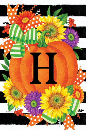 Monogram HPumpkin Splendor  5521  Decorative Flag