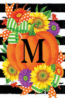 Monogram MPumpkin Splendor  5525  Decorative Flag