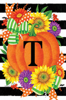 Monogram TPumpkin Splendor  5530  Decorative Flag