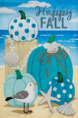 AppliqueCoastal Fall  5552  Decorative Flag