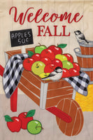 AppliqueFall Apples  5553  Decorative Flag