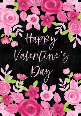 VALENTINE FLORAL  5585  Decorative Flag