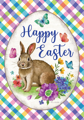 BUNNY PLAID  5589  Decorative Flag
