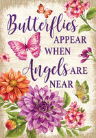 BUTTERFLIES APPEAR  5591  Decorative Flag