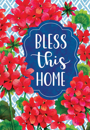 BLESSED GERANIUMS  5603  Decorative Flag