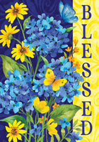 BLESSED HYDRANGEAS  5604  Decorative Flag