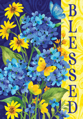 BLESSED HYDRANGEAS  5604  Decorative Flag