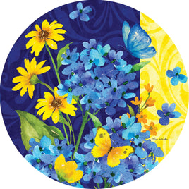 Custom Décor BLESSED HYDRANGEAS 5604SC Suncatcher sold by If It's Flags