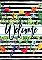 WILDFLOWER STRIPES  5605  Decorative Flag
