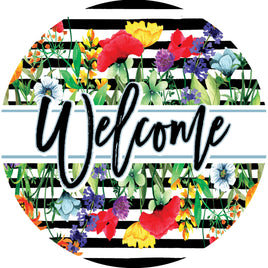 Custom Décor WILDFLOWER STRIPES 5605SC Suncatcher sold by If It's Flags
