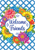 FLORAL VINES  5606  Decorative Flag