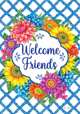 FLORAL VINES  5606  Decorative Flag