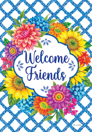 FLORAL VINES  5606  Decorative Flag