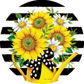 Custom Décor SUNFLOWER WATERING CAN 5607SC Suncatcher sold by If It's Flags