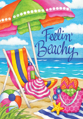 FEELIN' BEACHY  5614  Decorative Flag