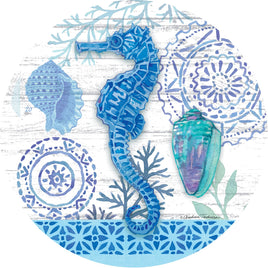 Custom Décor BLUE SEAHORSE 5617SC Suncatcher sold by If It's Flags