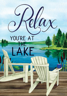 RELAX LAKE  5620  Decorative Flag