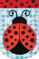 APPLIQUELADYBUG DASIES  5663  Decorative Flag
