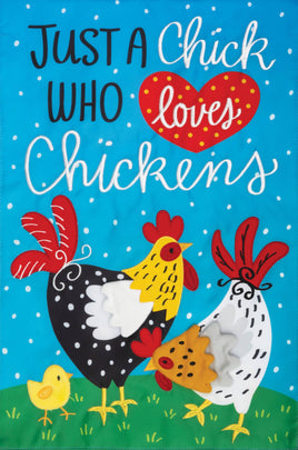 APPLIQUECHICKEN CHICK  5667  Decorative Flag