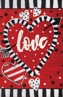APPLIQUELOVE HEART  5685  Decorative Flag