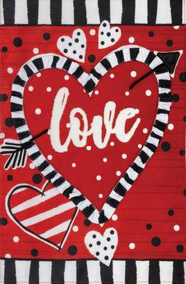APPLIQUELOVE HEART  5685  Decorative Flag