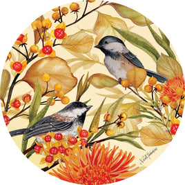 Custom Décor Chickadees and Berries 5688SC Suncatcher sold by If It's Flags