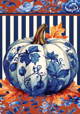 Chinoiserie Pumpkin  5689  Decorative Flag