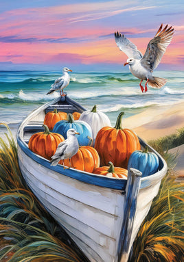 Pumpkin Boat  5691  Decorative Flag