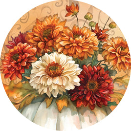 Custom Décor Pumpkin Mums 5696SC Suncatcher sold by If It's Flags