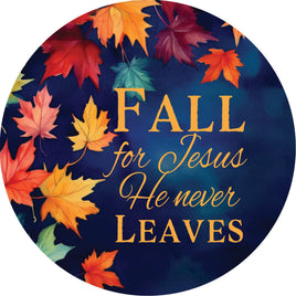 Custom Décor Jesus Never Leaves 5702SC Suncatcher sold by If It's Flags