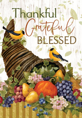 Thankful Cornucopia  5714  Decorative Flag