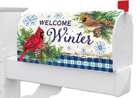 Winter Cardinals 5723MM Mailbox Makeover