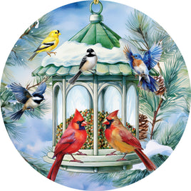 Custom Décor Winter Feeder 5724SC Suncatcher sold by If It's Flags
