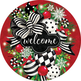 Custom Décor Black and White Swag 5734SC Suncatcher sold by If It's Flags