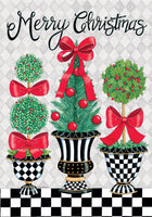 Christmas Topiary  5736  Decorative Flag