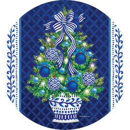 Custom Décor Chinoiserie Christmas Tree 5737SC Suncatcher sold by If It's Flags