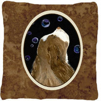 Springer Spaniel Decorative   Canvas Fabric Pillow
