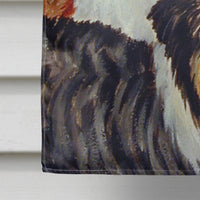 Australian Shepherd Double Trouble Flag Canvas House Size