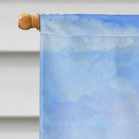 Cairn Terrier and the chipmunk Flag Canvas House Size