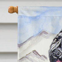 Bouvier des Flandres Flag Canvas House Size