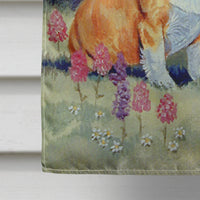 Corgi Flag Canvas House Size